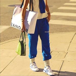 NWT (L) Sincerely Jules x Bandier Juniper Sweatpant Winter Blue